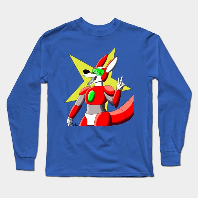 Kiroo the Roobot Long Sleeve T-Shirt by Cyborg-Lucario